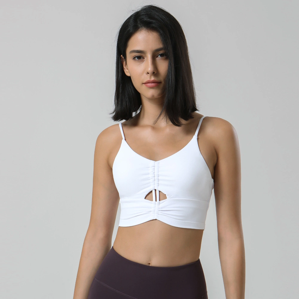 High Support Moisture Wicking Fabric Softer Fitness Workout Women Clothing Yoga Top Sports Bra