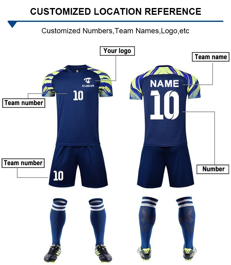 Kids Adults Sport Jersey Soccer Jerseys Sets Football Wear Football Team Tracksuit Sets