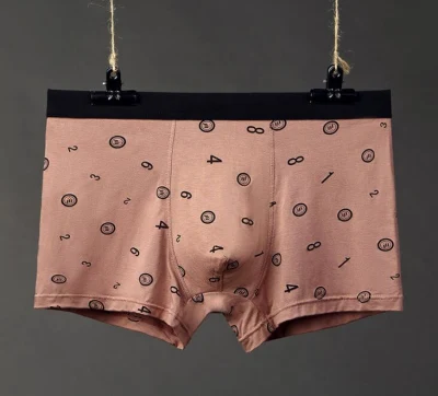 Boxer en coton imprimé pour hommes