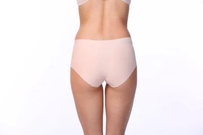 Élastique Pure Women Plus Size Cotton Smooth Material MID Waist Panty Brief